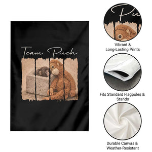 Team Punch Garden Flag Baby Monkey And Plush Toy Viral TS14 Print Your Wear