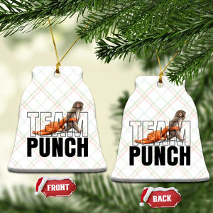 Team Punch Monkey Ceramic Ornament Viral Trend Baby Monkey Meme TS14 Print Your Wear