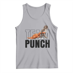 Team Punch Monkey Tank Top Viral Trend Baby Monkey Meme TS14 Athletic Heather Print Your Wear