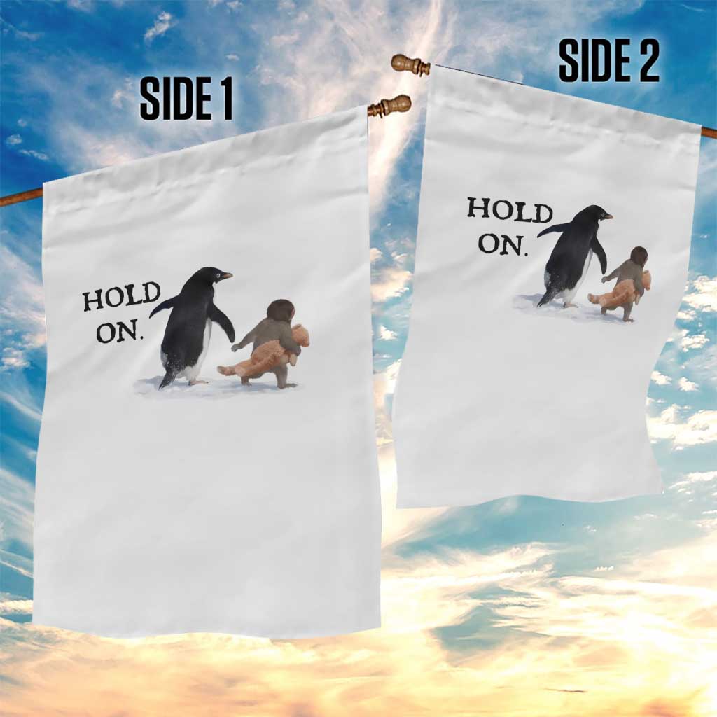 Baby Monkey Punch Viral Trend Garden Flag Hold On TS14 Print Your Wear
