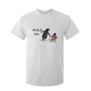Baby Monkey Punch Viral Trend T Shirt For Kid Hold On TS14 White Print Your Wear