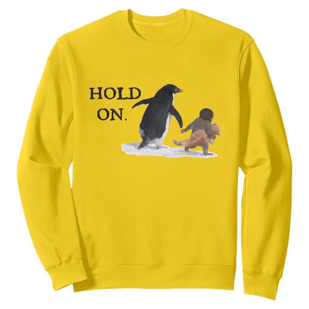 Baby Monkey Punch Viral Trend Sweatshirt Hold On TS14 Daisy Print Your Wear