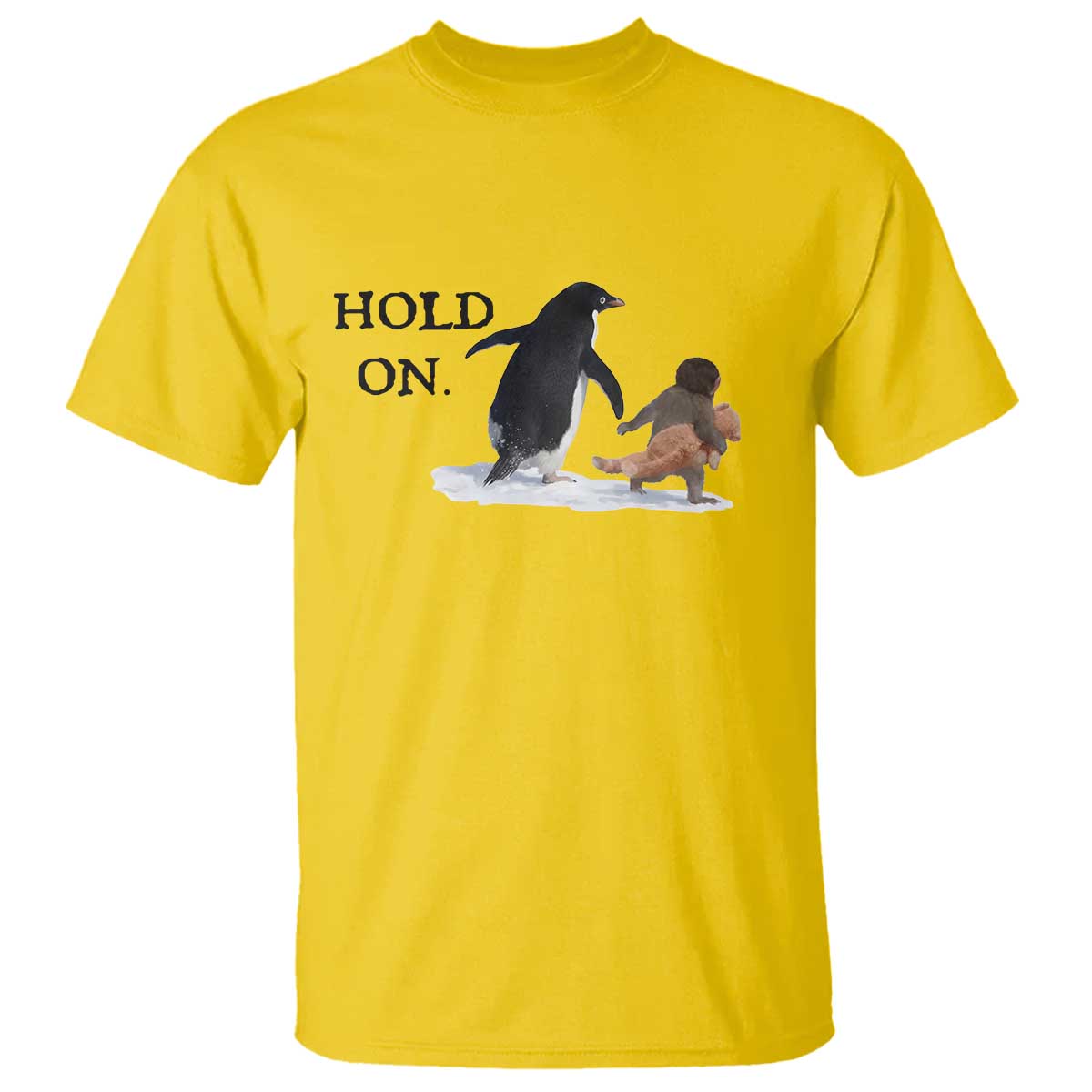 Baby Monkey Punch Viral Trend T Shirt Hold On TS14 Daisy Print Your Wear