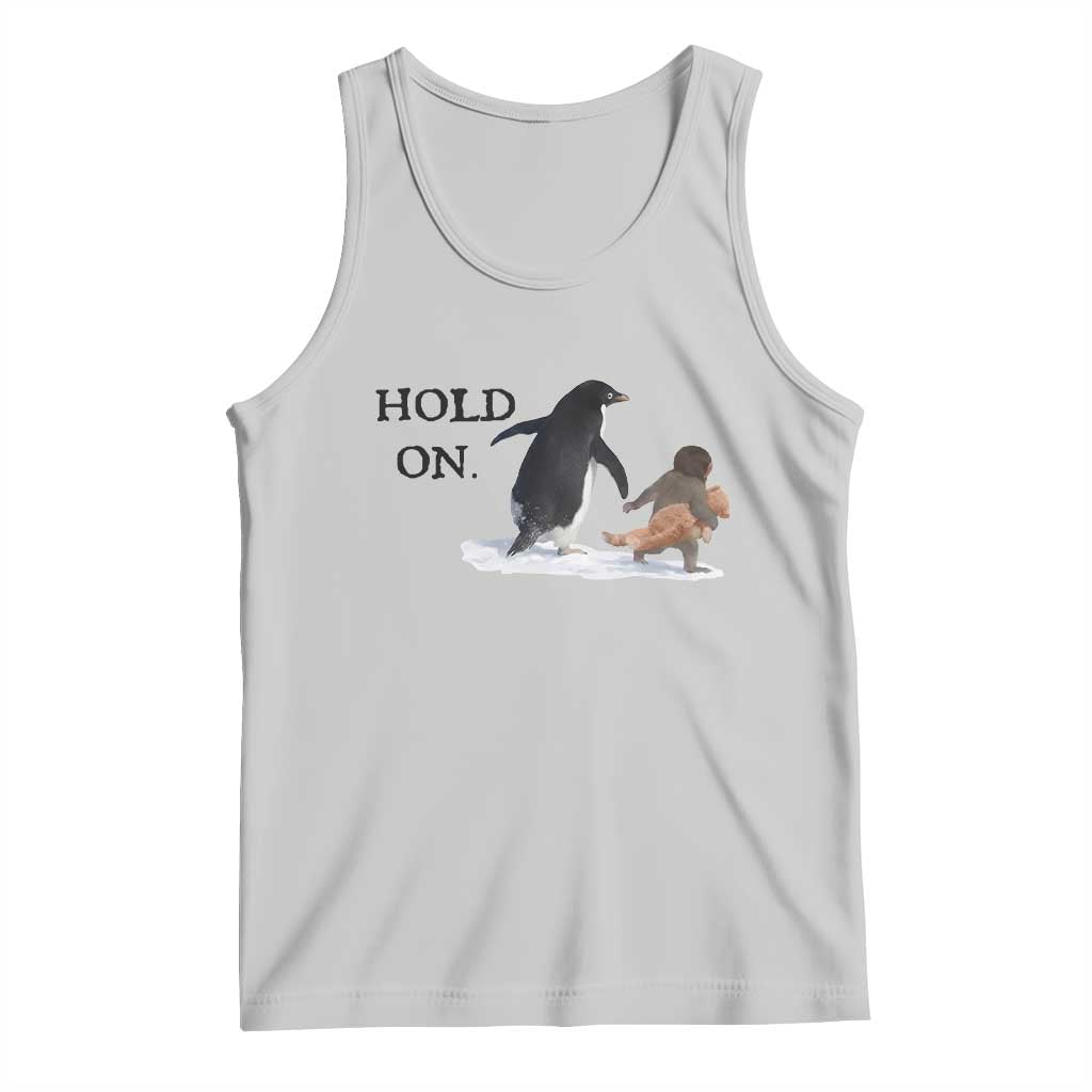 Baby Monkey Punch Viral Trend Tank Top Hold On TS14 Ash Print Your Wear