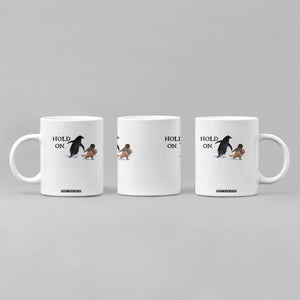 Baby Monkey Punch Viral Trend Coffee Mug Hold On TS14 Print Your Wear