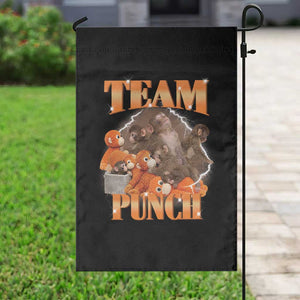 Viral Punch Monkey Garden Flag Cute Baby Monkey With Plush Toy Meme TS14 Print Your Wear