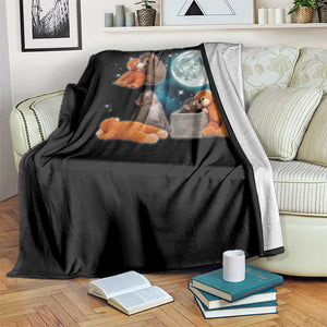 Baby Monkey Punch Throw Blanket Team Punch Monkey Viral Trend TS14 Print Your Wear