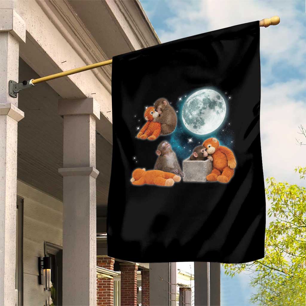 Baby Monkey Punch Garden Flag Team Punch Monkey Viral Trend TS14 Print Your Wear