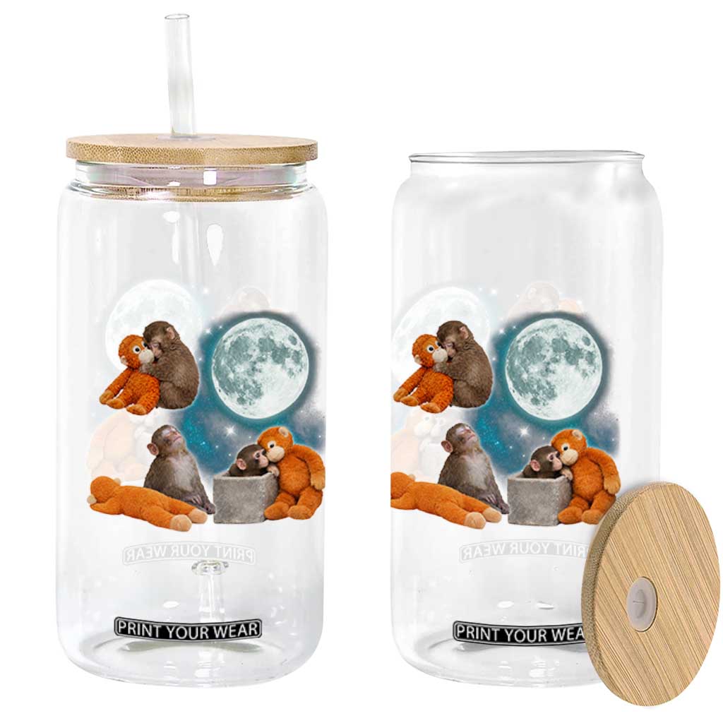 Baby Monkey Punch Glass Can Team Punch Monkey Viral Trend TS14 Print Your Wear