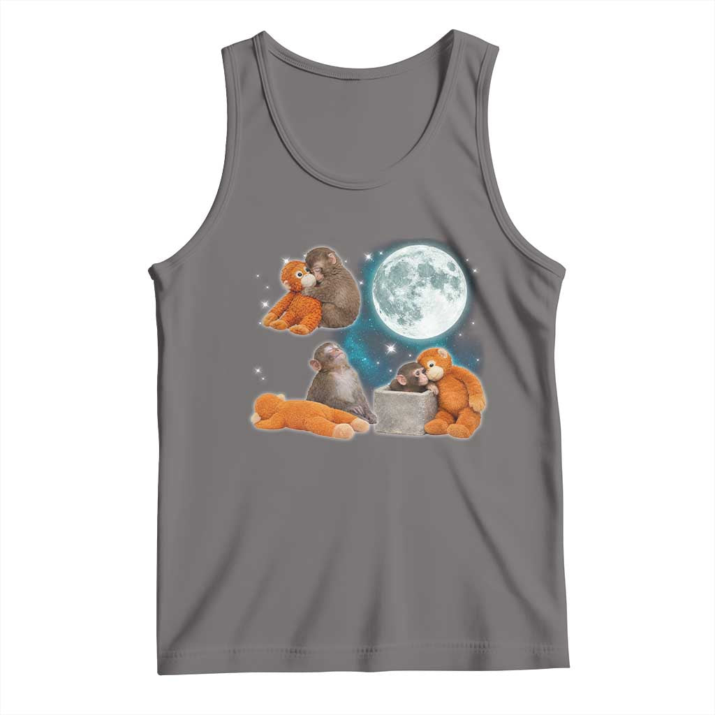 Baby Monkey Punch Tank Top Team Punch Monkey Viral Trend TS14 Deep Heather Print Your Wear
