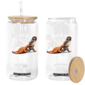 Punch Monkey Viral Trend Glass Can Stay Kind TS14 Print Your Wear