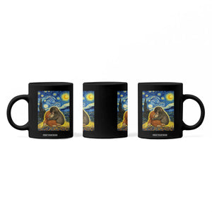 Punch Monkey Starry Night Viral Trend Coffee Mug TS14 Print Your Wear
