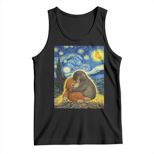 Punch Monkey Starry Night Viral Trend Tank Top TS14 Black Print Your Wear