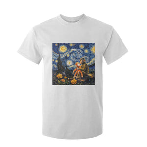 Baby Monkey Punch Starry Night Viral Trend T Shirt For Kid TS14 White Print Your Wear