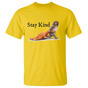 Punch The Monkey Meme T Shirt Stay Kind TS14 Daisy Print Your Wear