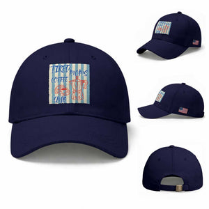 Tired Moms Coffee Club Baseball Cap Funny Mommy Mama Coffee Lover TS14 Baseball Cap Universal Fit Dark Blue Print Your Wear