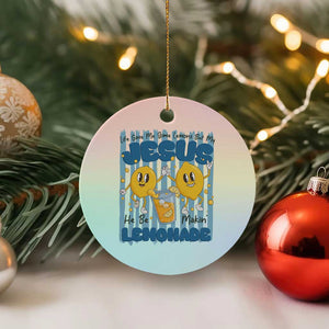 Jesus Lemonade Ceramic Ornament Life Gave Me Some Lemons TS14 1pc Pastel Print Your Wear