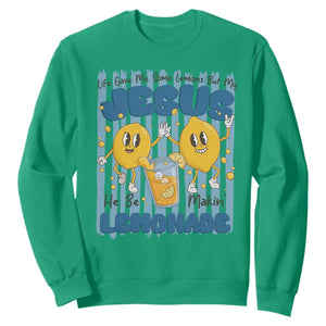 Jesus Lemonade Sweatshirt Life Gave Me Some Lemons TS14 Irish Green Print Your Wear
