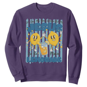 Jesus Lemonade Sweatshirt Life Gave Me Some Lemons TS14 Purple Print Your Wear