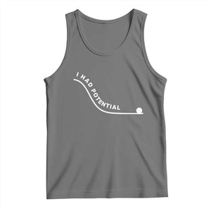 I Had Potential Tank Top Funny Sci-Fi Book Lover TS14 Black Heather Print Your Wear