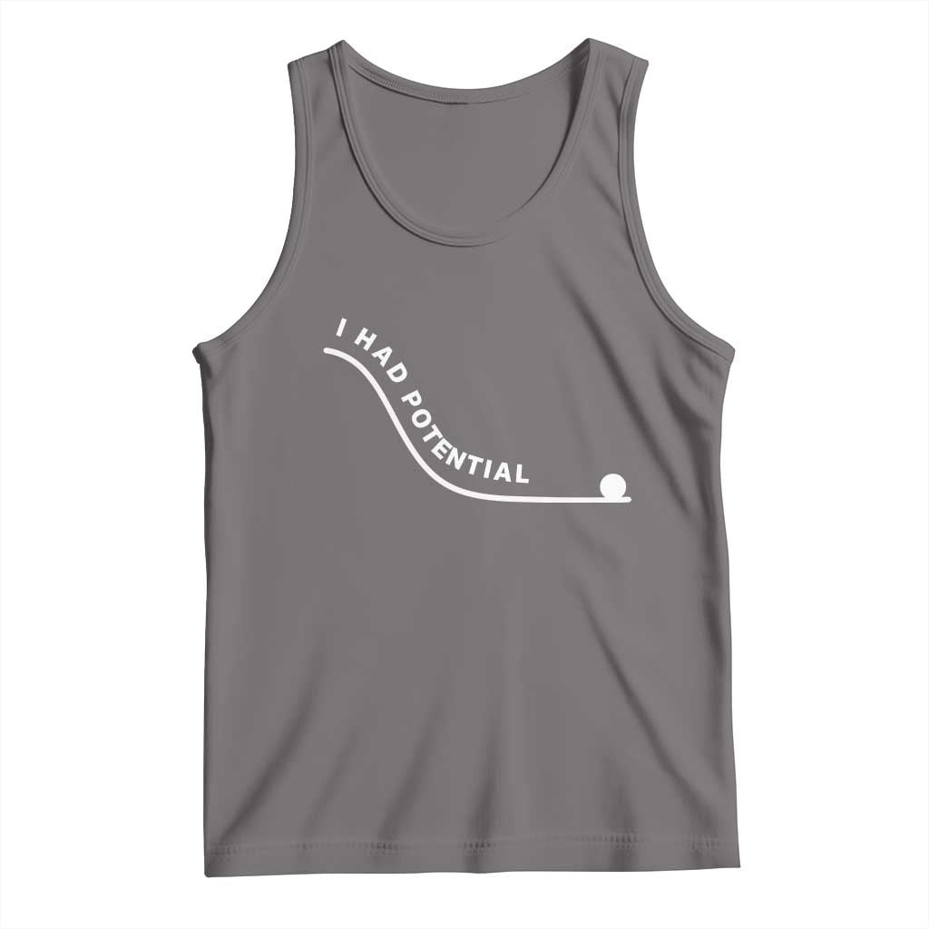 I Had Potential Tank Top Funny Sci-Fi Book Lover TS14 Deep Heather Print Your Wear