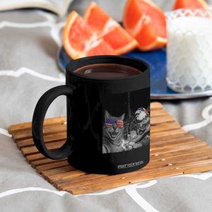 Funny Cat Selfie 4th of July Coffee Mug Patriotic Eagle American Flag Gift TS14 Print Your Wear