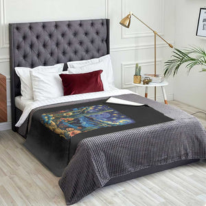Desert Night Cactus Starry Night Arizona Stars Sky Nature Lover Gift Throw Blanket TS14 Print Your Wear