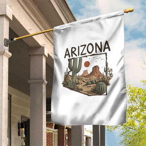 Arizona State Map Desert Landscape Cactus Southwest Garden Flag TS14 Print Your Wear