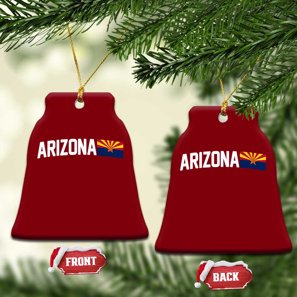 Vintage Arizona AZ State Flag Ceramic Ornament TS14 Print Your Wear