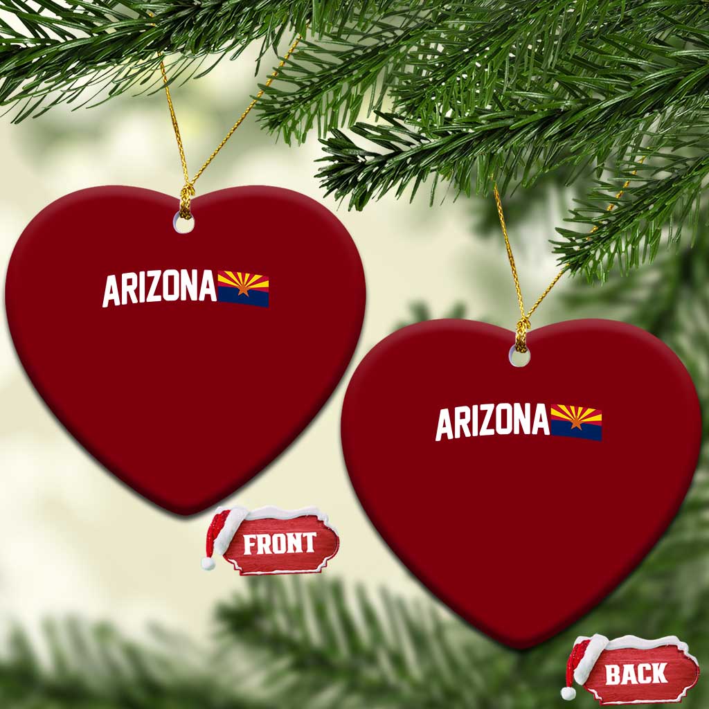Vintage Arizona AZ State Flag Ceramic Ornament TS14 Print Your Wear