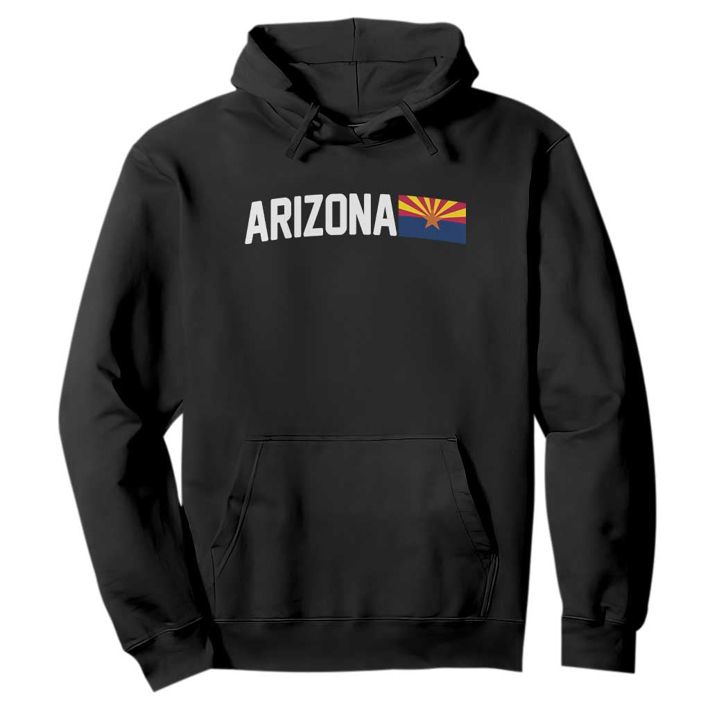 Vintage Arizona AZ State Flag Hoodie TS14 Black Print Your Wear