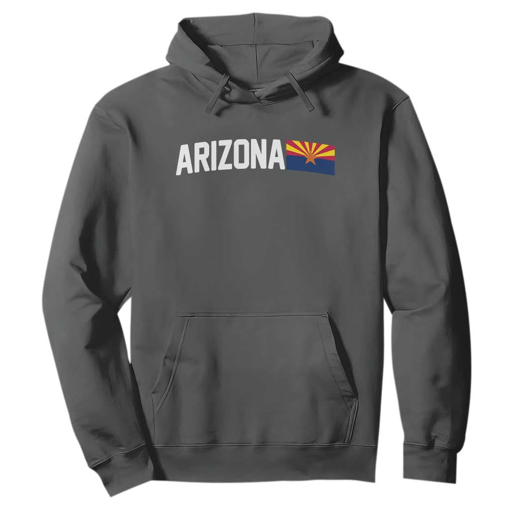 Vintage Arizona AZ State Flag Hoodie TS14 Dark Heather Print Your Wear