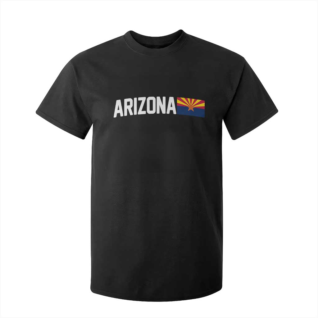 Vintage Arizona AZ State Flag T Shirt For Kid TS14 Black Print Your Wear