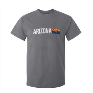 Vintage Arizona AZ State Flag T Shirt For Kid TS14 Charcoal Print Your Wear