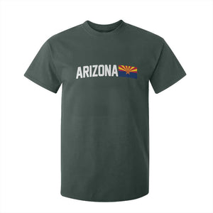 Vintage Arizona AZ State Flag T Shirt For Kid TS14 Dark Forest Green Print Your Wear