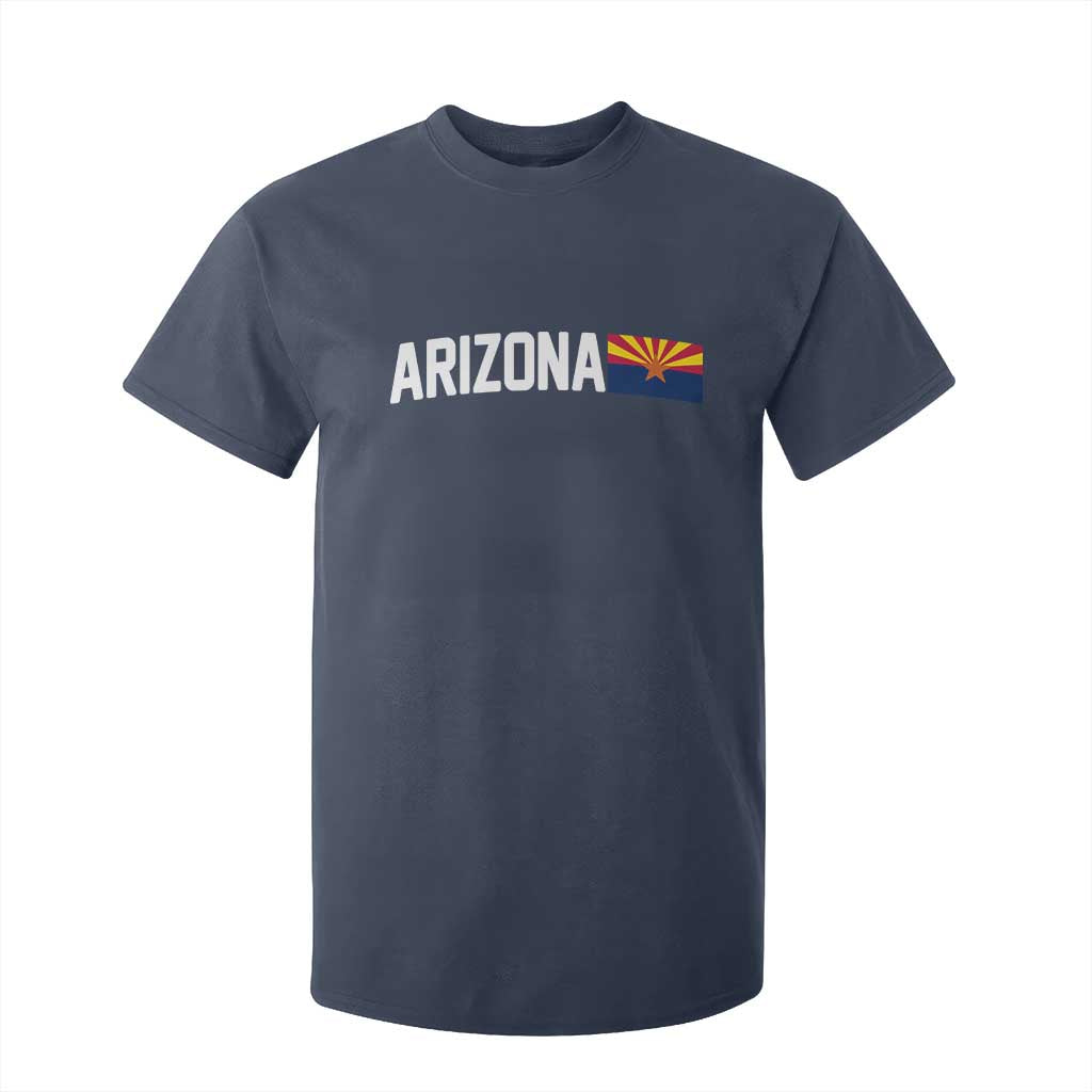 Vintage Arizona AZ State Flag T Shirt For Kid TS14 Navy Print Your Wear