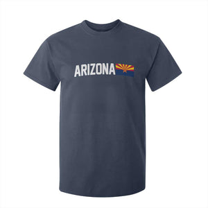 Vintage Arizona AZ State Flag T Shirt For Kid TS14 Navy Print Your Wear