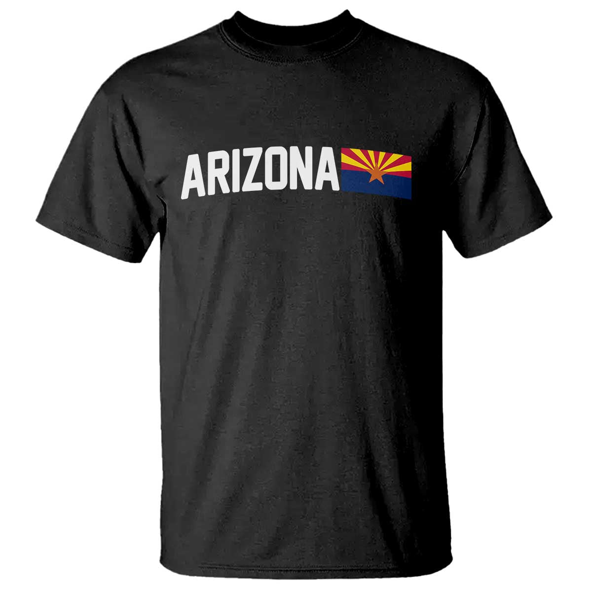 Vintage Arizona AZ State Flag T Shirt TS14 Black Print Your Wear