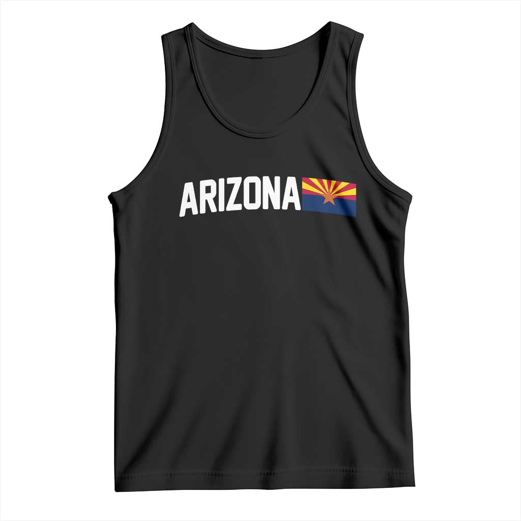 Vintage Arizona AZ State Flag Tank Top TS14 Black Print Your Wear