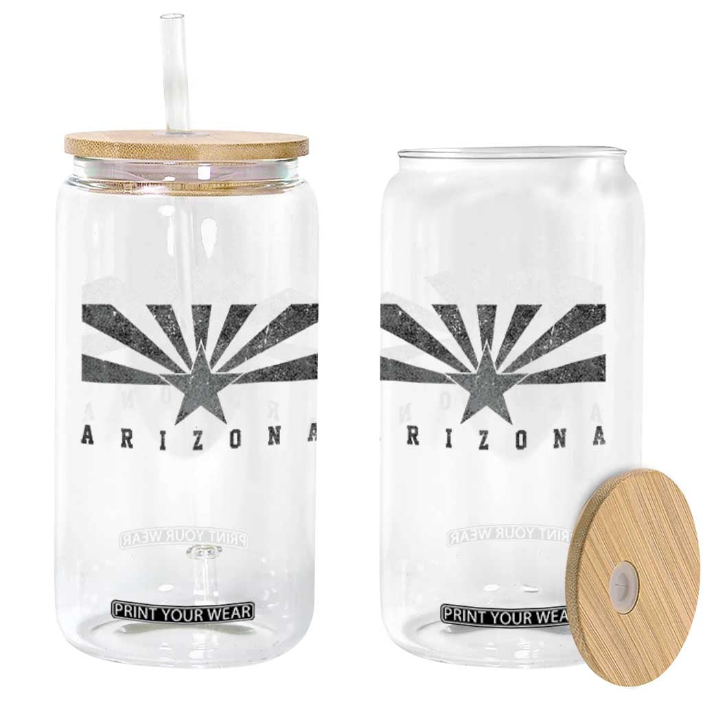 Arizona State Flag Pride Southwest Heritage Americana Glass Can TS14 Print Your Wear