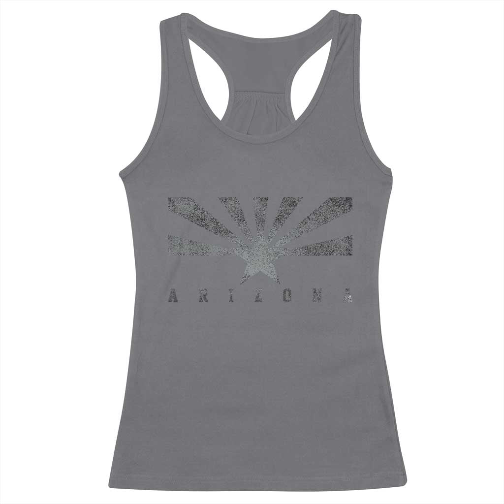 Arizona State Flag Pride Southwest Heritage Americana Racerback Tank Top TS14 Charcoal Print Your Wear
