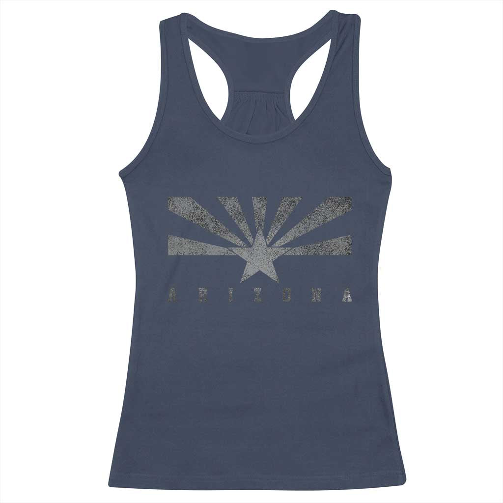 Arizona State Flag Pride Southwest Heritage Americana Racerback Tank Top TS14 Navy Print Your Wear