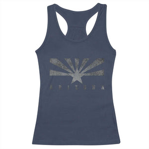 Arizona State Flag Pride Southwest Heritage Americana Racerback Tank Top TS14 Navy Print Your Wear