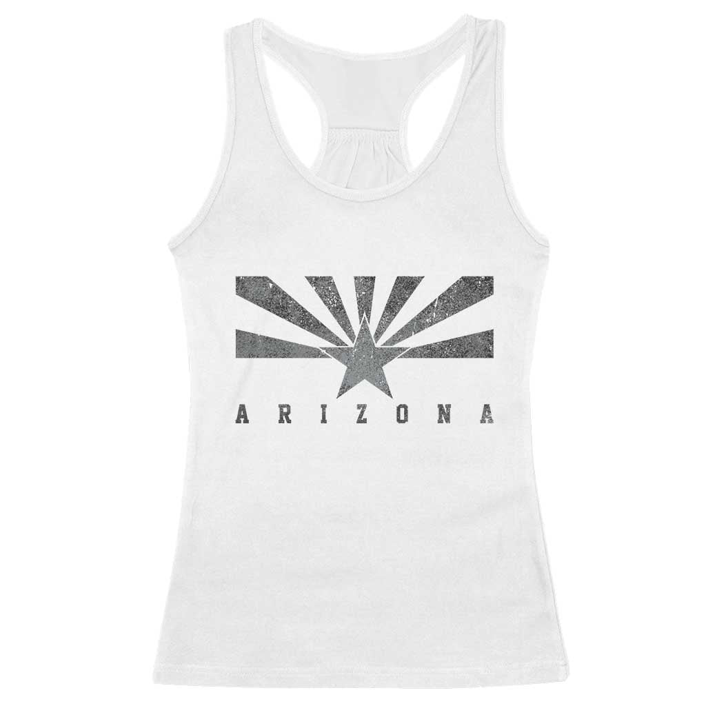 Arizona State Flag Pride Southwest Heritage Americana Racerback Tank Top TS14 White Print Your Wear