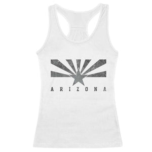 Arizona State Flag Pride Southwest Heritage Americana Racerback Tank Top TS14 White Print Your Wear