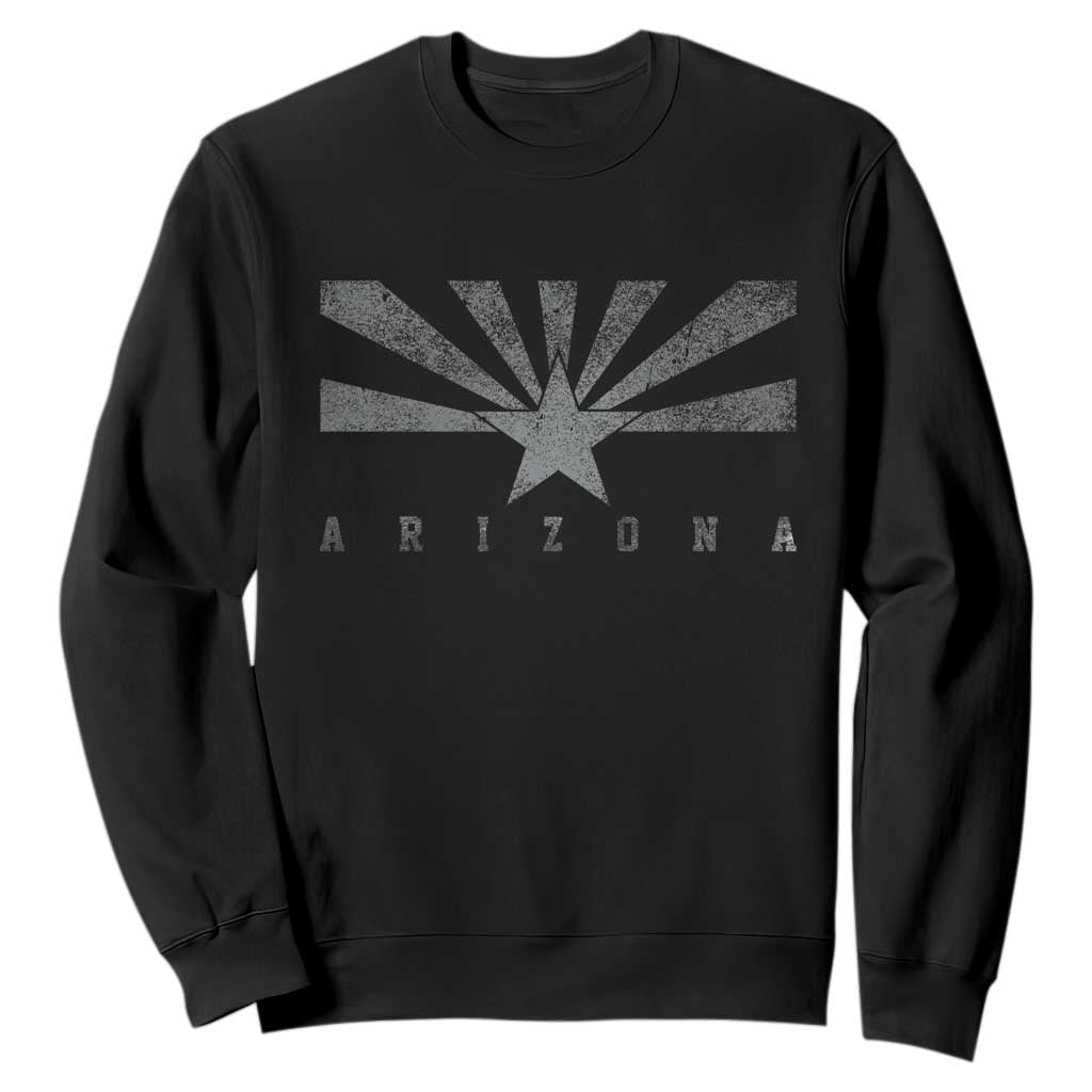 Arizona State Flag Pride Southwest Heritage Americana Sweatshirt TS14 Black Print Your Wear