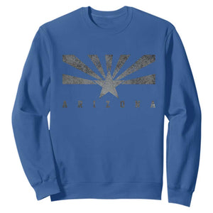 Arizona State Flag Pride Southwest Heritage Americana Sweatshirt TS14 Royal Blue Print Your Wear