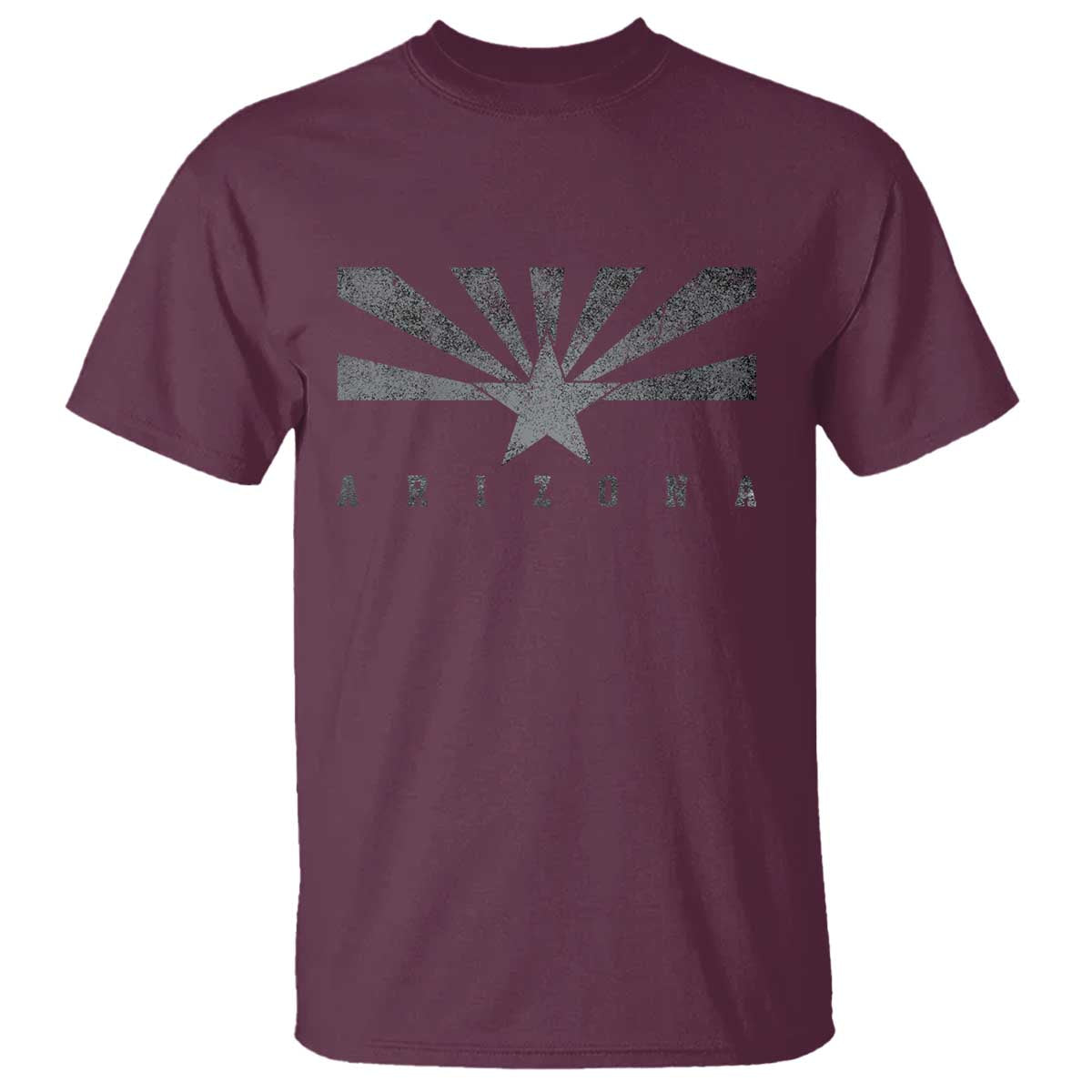 Arizona State Flag Pride Southwest Heritage Americana T Shirt TS14 Maroon Print Your Wear