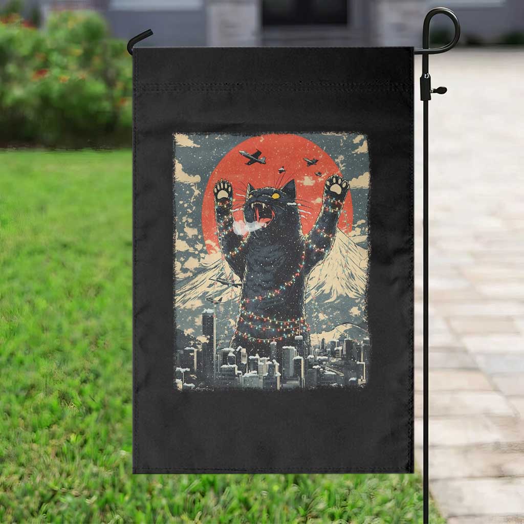 Japanese Cat Christmas Garden Flag Funny Kitten Kitty Cat Lover TS14 Print Your Wear