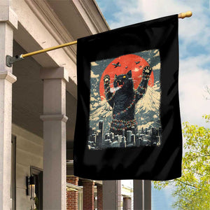 Japanese Cat Christmas Garden Flag Funny Kitten Kitty Cat Lover TS14 Print Your Wear